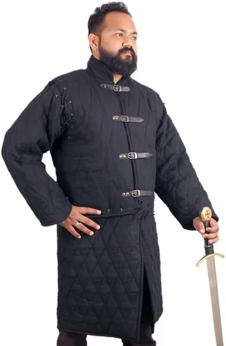 Vista 4 de THE MEDIEVALS Abrigo acolchado Gambeson Chaqueta Aketon para SCA