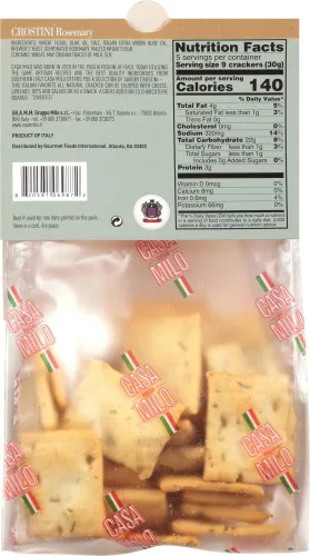 Vista 3 de Casa Milo Crostini con Romero 10 x 5.29 oz