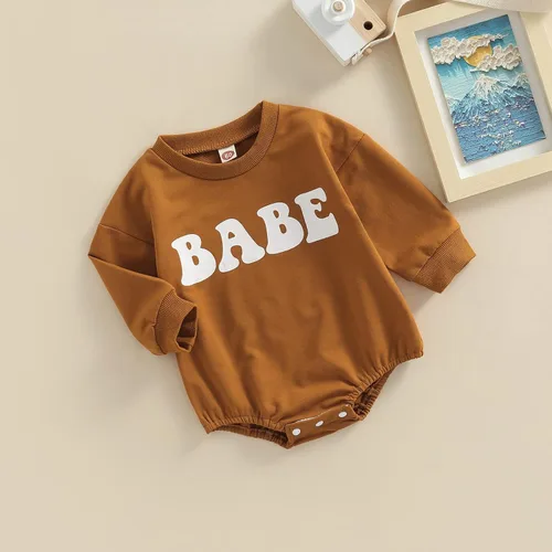 Vista 5 de Ropa de bebé recién nacido sudadera con cuello redondo mameluco para bebéarco iris suéter de gran tamaño para otoño