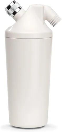 Vista 5 de Aquasana Sistema de filtro de agua de ducha con caudal máximo con varita de mano - Filtra más del 90% del cloro y el sistema de filtro de agua