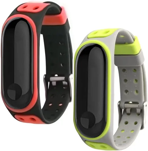 Vista 8 de Compatible con Xiaomi Mi Band 7 Band, Mi Band 6 Correa de repuesto de silicona