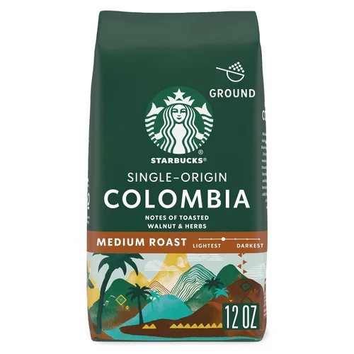 Vista 36 de Starbucks Mezcla de desayuno molido tostado medio, bolsa de 18 onzas