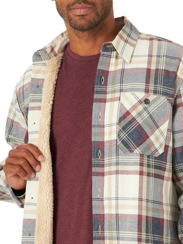 Vista 3 de Wrangler Authentics Men's Long Sleeve Sherpa Lined Shirt Jacket