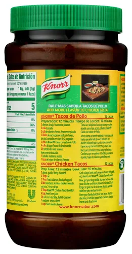Vista 2 de Caldo de Sabor Pollo para Salsas, Sopas y Guisos Granulado Sin Grasa ni Colesterol - 32 oz (907 g)