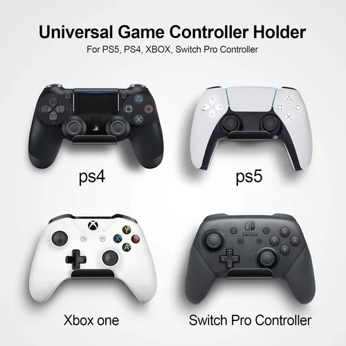 Vista 2 de 6amLifestyle Paquete de 2 soportes para controlador integrados con almohadillas antideslizantes para PS5 PS4 Xbox One Switch Pro Gamepad Controller