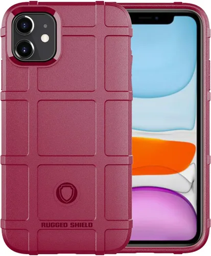 Vista 19 de Funda protectora táctica para iPhone 11 (serie Rugged Shield), TPU gruesa y sólida, funda protectora táctica para iPhone 11 (6.1 pulgadas), arcilla
