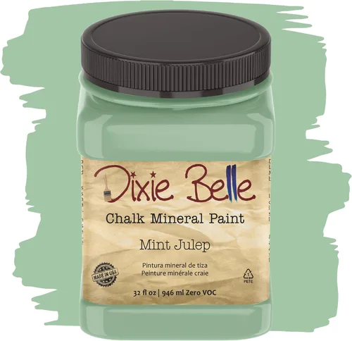Vista 43 de Pintura para muebles con acabado de tiza Dixie Belle Paint Company - Amatista (4oz) - Pintura mineral de tiza chic púrpura profundo mate
