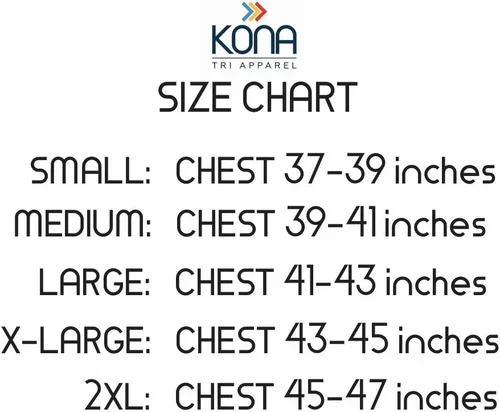 Vista 3 de KONA - Chaleco de triatlón para hombre, cremallera completa, sin mangas, 2 bolsillos traseros para almacenamiento Negro
