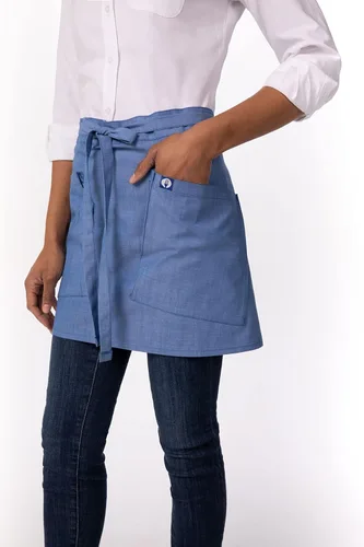 Vista 6 de Chef Works mens Medford Half Bistro Apron