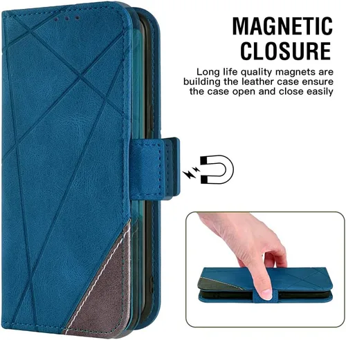 Vista 5 de Asuwish Compatible con Xiaomi Redmi Note 10 Pro Wallet Case y protector de pantalla de vidrio templado, soporte de cuero con tapa para tarjetero