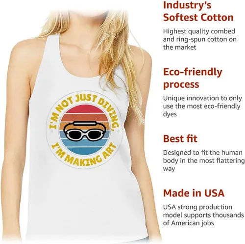 Vista 7 de Camiseta sin mangas de espalda cruzada para mujer, diseño fresco
