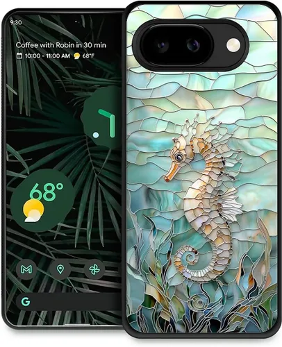 Vista 288 de Compatible con Google Pixel 4A 5G Mobile Case Creative Acrylic Back Panel Silicona Edge Case Slim Protección Especialmente para Google Pixel 4A 5G