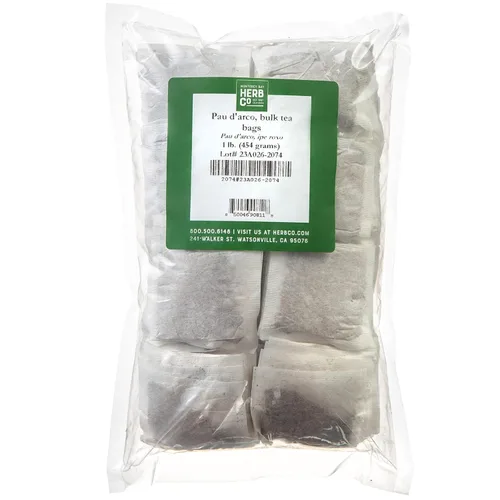 Vista 8 de Pau D'Arco - Té de hierbas natural, 200 bolsas de 1 libra (Tabebuia Impetiginosa) (corteza interior), aproximadamente 200 bolsas de té individuales