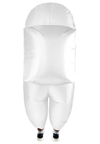 Vista 2 de Disfraz Infantil de Asesino Crewmate Sospechoso Blanco Multicolor