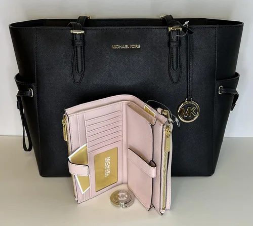 Vista 3 de MICHAEL Michel Kors Gilly - Bolso grande de viaje con cordón con doble cremallera y gancho de Michael Kors