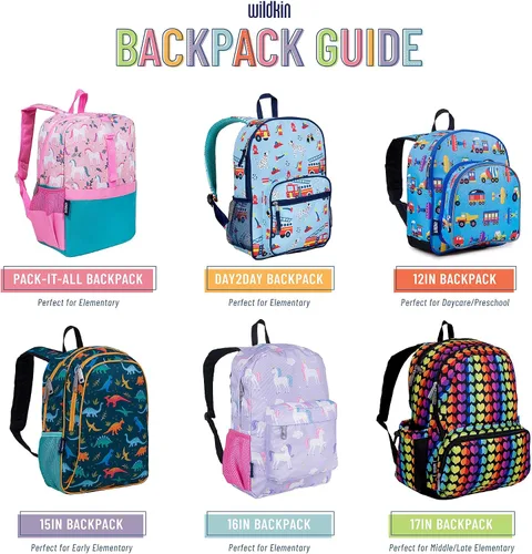 Vista 7 de Wildkin - Mochila de 12 pulgadas para niña.
