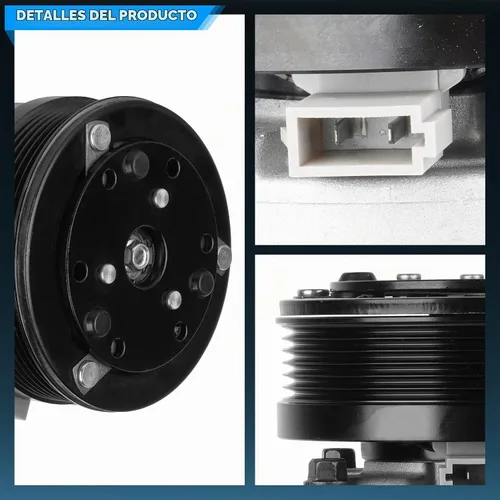 Vista 2 de TadaMark - Compresor de CA con embrague compatible con Ford Taurus 3.0L 2001-2007, para Mercury Sable 3.0L 2001-2005