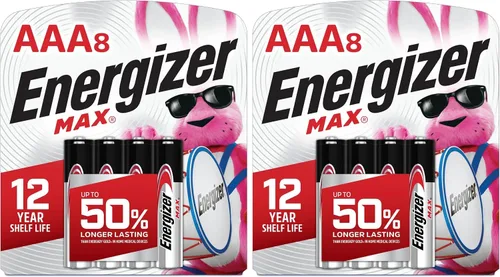 Vista 10 de Energizer MAX - Baterías AAA (paquete de 8), pilas alcalinas triple A