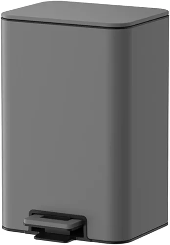 Vista 15 de Smart Trash Can 8L/12L/15L Household Stainless Steel Trash Can Living Room Bedroom Office Waste Paper Basket with Cover Bathroom Trash Can,Black-8l