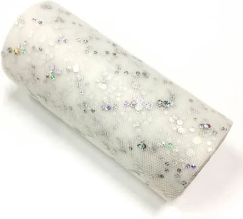 Vista 29 de Rollo de tul con lentejuelas con purpurina, decoración de boda, suministros de organza para fiestas de cumpleaños, carrete de tela, vestido tutú