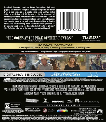 Vista 2 de No Country For Old Men (Blu-ray + Digital)