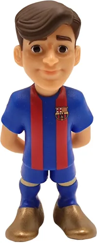 Vista 4 de MINIX COLLECTIBLE FIGURINES – Paquete de 5 estrellas del FC Barcelona (7cm) – Araujo, TER Stegen, GAVI, Pedri & Lewandowski – Mini figuras de fútbol