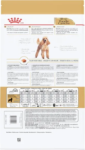 Vista 3 de ROYAL CANIN Poodle - Alimento seco para perros adultos, bolsa de 2.5 libras