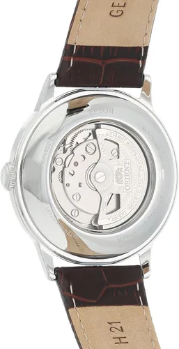 Vista 2 de ORIENT Bambino Open Heart - Reloj de pulsera para hombre, de acero inoxidable, estilo japonés, automático, con correa