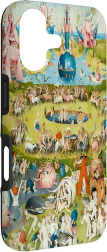 Vista 3 de Hieronymus Bosch - Carcasa para iPhone 17, diseño de jardín de las delicias terrenales