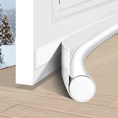 Vista 10 de Tope de Corriente de Puerta HomeProtect de 76 cm, Cinta de Clima con Adhesivo Fuerte para Protección Esencial del Hogar en Dormitorio para Espacios