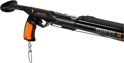 Vista 3 de Mares Bandit Sling Speargun - Fusil de pesca submarina duradero y fácil de usar - Mango ergonómico, eje de 7mm y banda elástica circular de 16mm