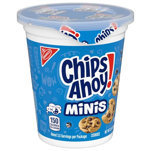 Vista 10 de CHIPS AHOY! Mini galletas originales con chispas de chocolate, 12 Go-Paks