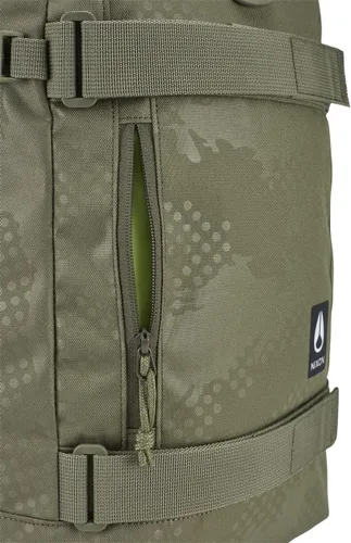 Vista 6 de NIXON Mochila Gamma - Fabricada con plásticos reciclados REPREVE Our Ocean y REPREVE., Olive Dot Camo