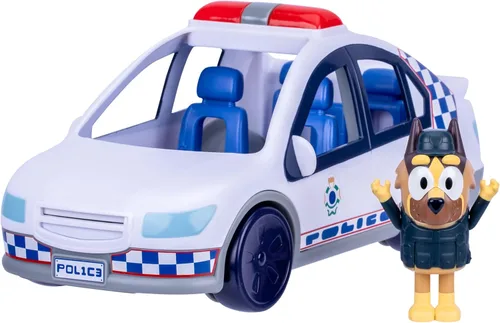 Vista 7 de Bluey Heeler - Coche de juguete familiar 4WD para niños pequeños con 4 figuras, tablas de surf y hoja de calcomanías, juego de simulación, juguetes