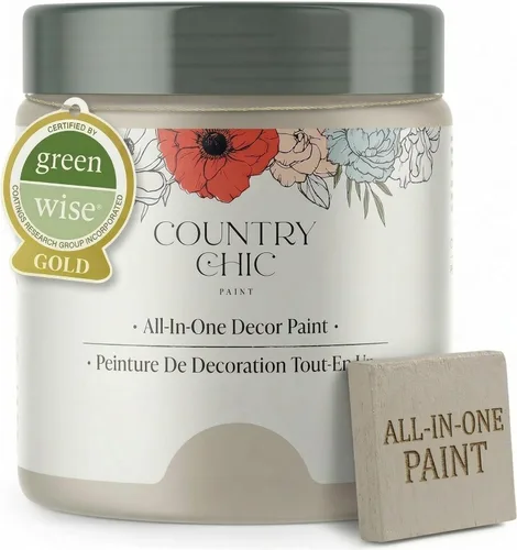 Vista 62 de Country Chic - Pintura a la tiza todo en uno para muebles y armarios, ecológica, acabado mate, con primer y sellador, para madera y metal, Alchemist