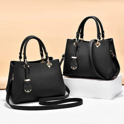 Vista 7 de Carteras y bolsos para mujer, bolso de mano de moda con asa superior