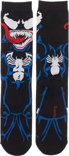 Vista 2 de Bioworld Marvel Venom She Hulk and Spiderman Crew Calcetines