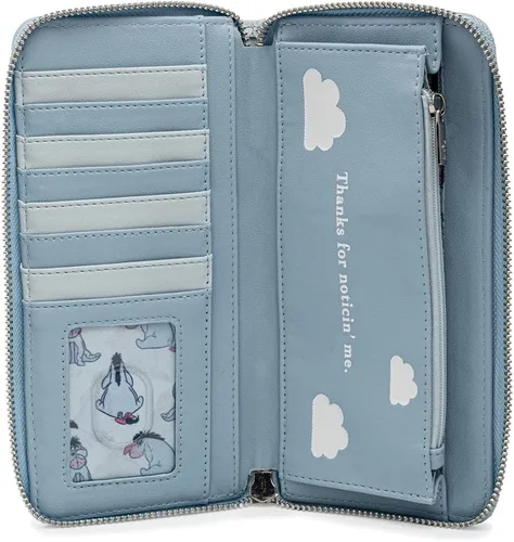 Vista 4 de Loungefly Disney Winnie the Pooh Eeyore - Cartera con cremallera, Multi, Cartera con cremallera