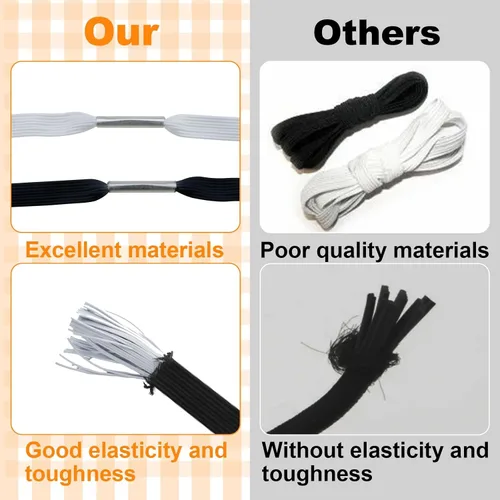 Vista 4 de Bandas elásticas para mantel de mesa, 10 unidades, color negro, elástico, resistente al viento, para sujetar el mantel para exteriores, cocina