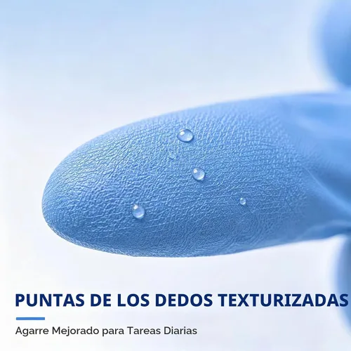 Vista 4 de ZMDREAM Nitrile Gloves 200ct Latex-Free Powder-Free Textured Grip 4 Sizes