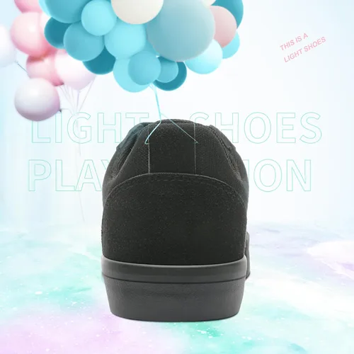 Vista 5 de Obtaom Zapatos deportivos de lona para mujer, con cordones, cómodos, zapatos de patinaje para mujer, zapatos casuales de tenis planos