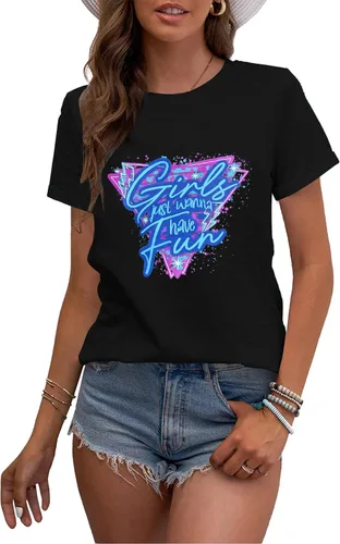 Vista 6 de Atuendo de los años 90 para mujer camiseta vintage de los años 80, camiseta casual de los años 90 y 80 para nostalgia