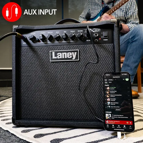 Vista 2 de Laney Combo de guitarra LX20R 20W 8 pulgadas Woofer Reverb