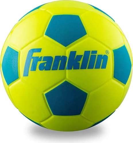 Vista 7 de Franklin Sports Pelota de fútbol de espuma para niños, mini pelota de fútbol juvenil de espuma suave, pelota de fútbol de juguete para interiores