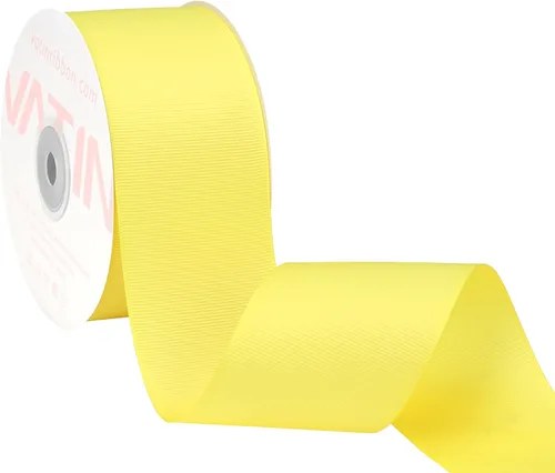 Vista 49 de VATIN Cinta de Grogrén Negra, 1-1/2" x 50 Yardas Continuas, Cinta de Grogrén de Poliéster Negra, Usar para Lazos de Bricolaje, Accesorios