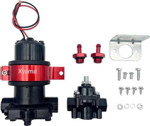 Vista 6 de Bomba de combustible eléctrica de alto rendimiento de 110 GPH con regulador - Modelo 12-802-1