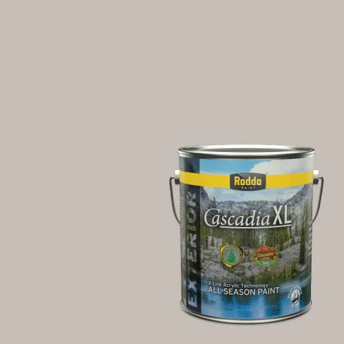 Vista 144 de Rodda Paint CASCADIA XL Pintura e imprimación satinada para exteriores en uno, cuarto de galón, Metropolis Mood