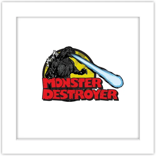 Vista 10 de Trends International Gallery Pops Godzilla - Póster de pared de destructor de monstruos, 12.00 x 12.00 pulgadas, versión de marco negro