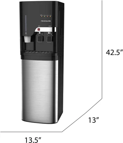 Vista 3 de Frigidaire EFWC900 Enfriador de agua / dispensador con almacenamiento de tazas -2 ajustes de temperatura - Carga inferior - Acero inoxidable premium
