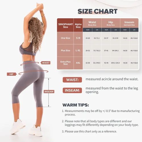 Vista 6 de SINOPHANT - Leggings de tiro alto para mujer, pantalones de yoga suaves, cortos y largos para entrenamiento atlético